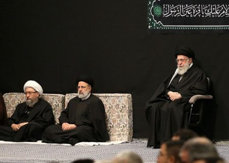 عزاداری شام شهادت حضرت فاطمه‌ زهرا(س) محضر رهبر انقلاب