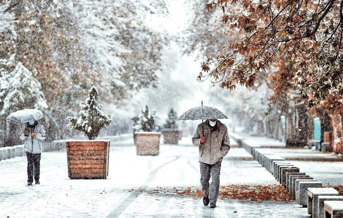بارش باران و برف در ۱۸ استان کشور