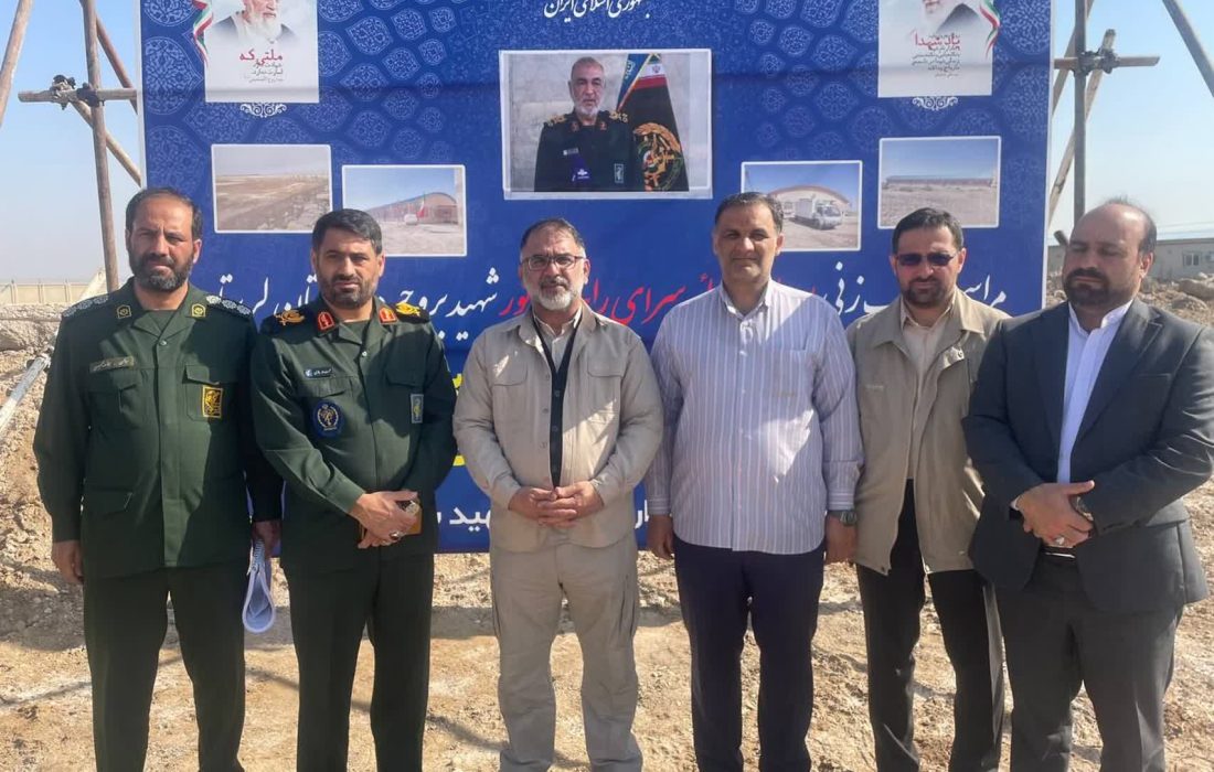 مراسم کلنگزنی اردوگاه راهیان نور شهید بروجردی در استان خوزستان برگزار شد