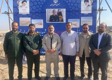 مراسم کلنگ‌زنی اردوگاه راهیان نور شهید بروجردی در استان خوزستان برگزار شد