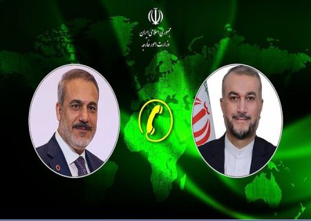 گفت‌وگوی وزیران خارجه ایران وترکیه درباره اوضاع منطقه و فلسطین