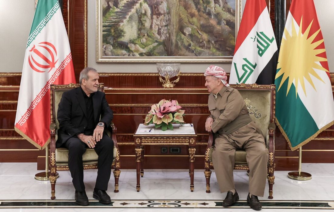 رئیسجمهور با «مسعود بارزانی» دیدار کرد