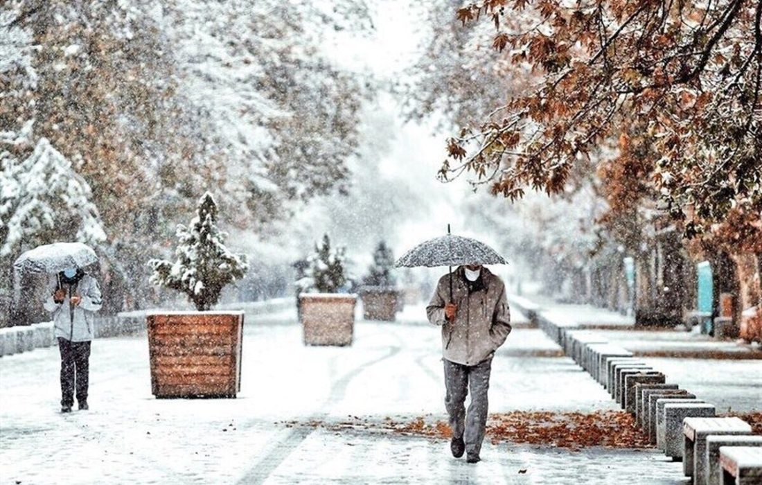 برف و باران در راه کشور/ کاهش ۷ تا ۱۲ درجه دما