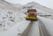 عملیات برف روبی محور های مواصلاتی شهرستان دلفان
