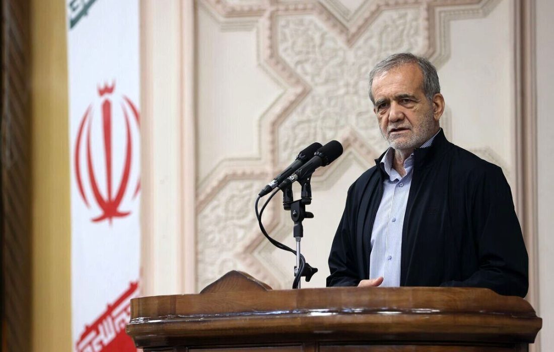 پزشکیان: پایان اشغال، راه حل اصولی مسئله فلسطین است